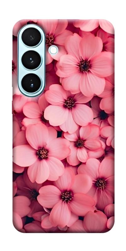 Чохол itsPrint Pink flowers для Samsung Galaxy S26, квіти, купити оптом з доставкою