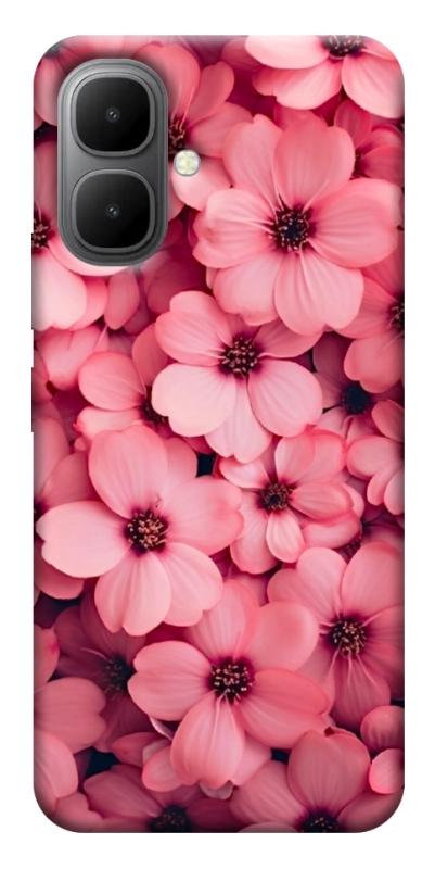 Чехол itsPrint Pink flowers для Infinix Smart 10, цветы, купить оптом с доставкой