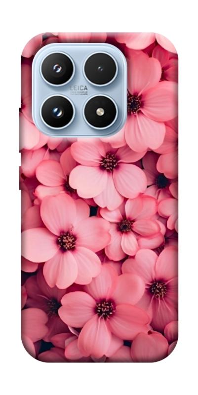 Чехол itsPrint Pink flowers для Xiaomi 17 Pro, цветы, купить оптом с доставкой