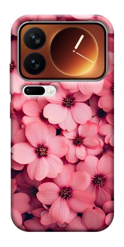 Чохол itsPrint Pink flowers для Xiaomi 17 Pro Max, квіти, купити оптом з доставкою