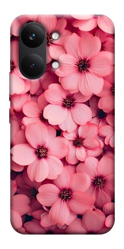 Чохол itsPrint Pink flowers для Xiaomi Poco X8 Pro Max, квіти, купити оптом з доставкою
