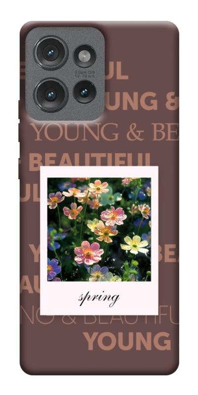 Чехол itsPrint Spring serenade для Motorola Edge 50, цветы, купить оптом с доставкой