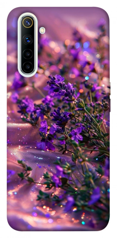 Чехол itsPrint Magic lavander для Realme 6, цветы, купить оптом с доставкой