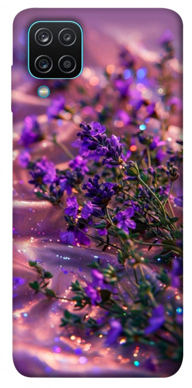 Чехол itsPrint Magic lavander для Samsung Galaxy A12, цветы, купить оптом с доставкой