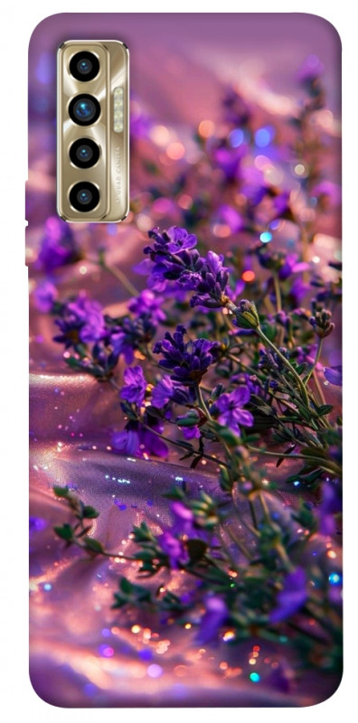 Чехол itsPrint Magic lavander для TECNO Camon 17P, цветы, купить оптом с доставкой
