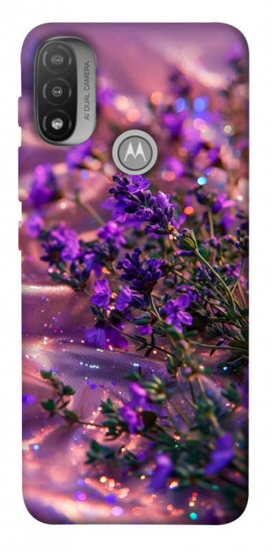 Чехол itsPrint Magic lavander для Motorola Moto E20, цветы, купить оптом с доставкой