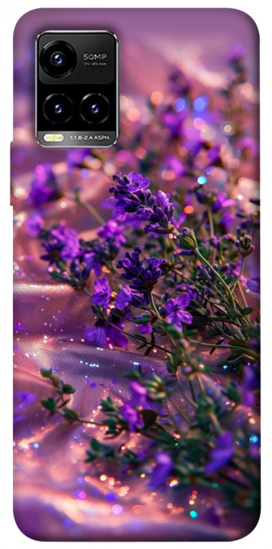 Чехол itsPrint Magic lavander для Vivo Y21 / Y33s, цветы, купить оптом с доставкой