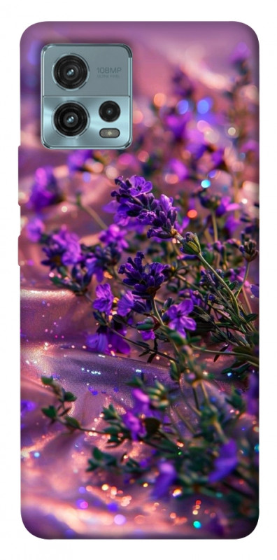 Чехол itsPrint Magic lavander для Motorola Moto G72, цветы, купить оптом с доставкой