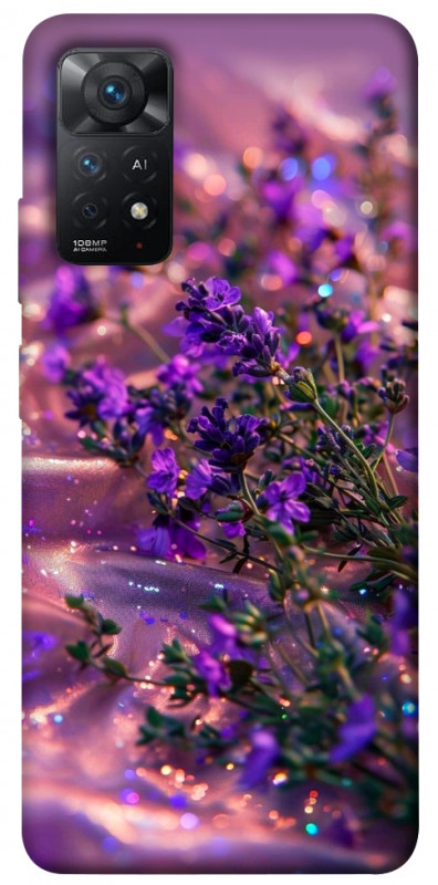 Чехол itsPrint Magic lavander для Xiaomi Redmi Note 11 Pro 4G/5G, цветы, купить оптом с доставкой