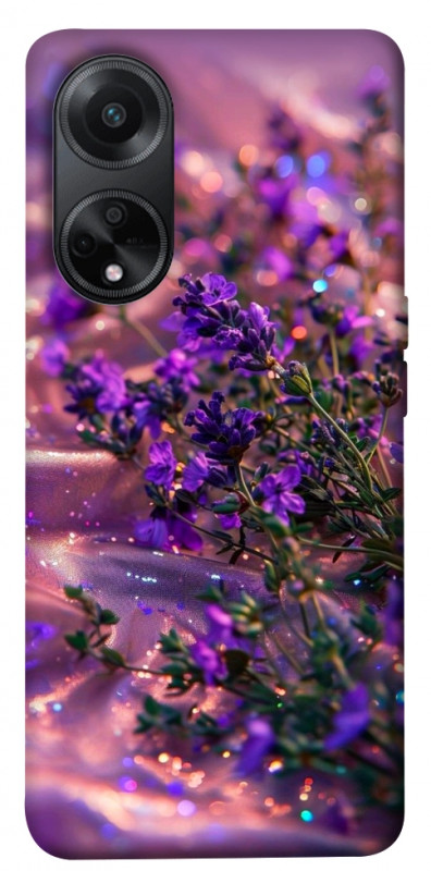 Чехол itsPrint Magic lavander для Oppo A58 4G, цветы, купить оптом с доставкой