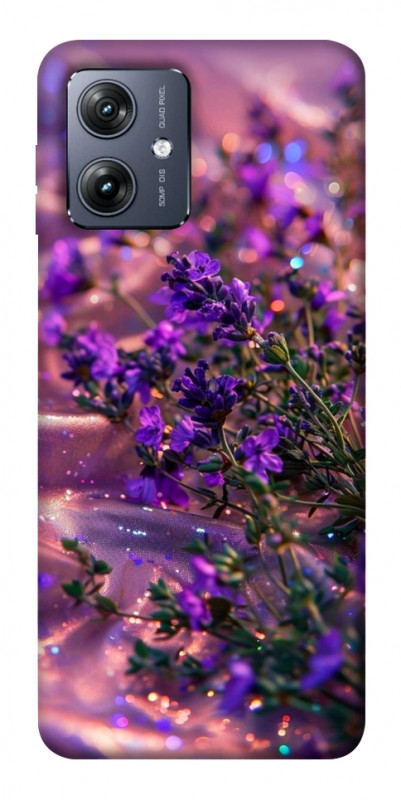 Чехол itsPrint Magic lavander для Motorola Moto G54, цветы, купить оптом с доставкой