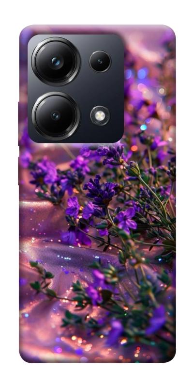 Чехол itsPrint Magic lavander для Xiaomi Redmi 13 4G / Poco M6 4G, цветы, купить оптом с доставкой