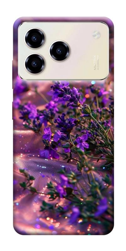 Чехол itsPrint Magic lavander для ZTE Blade A76, цветы, купить оптом с доставкой