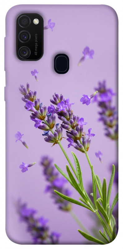 Чехол itsPrint Lavender purple для Samsung Galaxy M30s / M21, цветы, купить оптом с доставкой