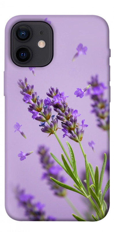 Чохол itsPrint Lavender purple для Apple iPhone 12 mini (5.4"), квіти, купити оптом з доставкою