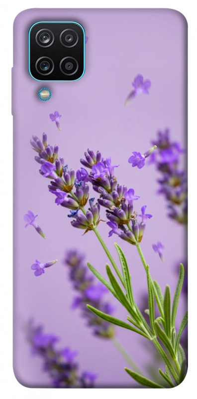 Чехол itsPrint Lavender purple для Samsung Galaxy A12, цветы, купить оптом с доставкой