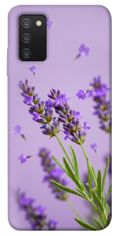 Чехол itsPrint Lavender purple для Samsung Galaxy A03s, цветы, купить оптом с доставкой