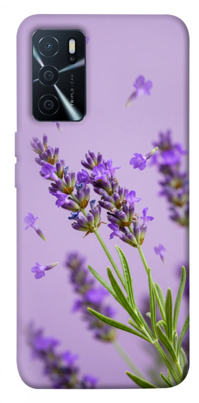 Чехол itsPrint Lavender purple для Oppo A16s / A16, цветы, купить оптом с доставкой