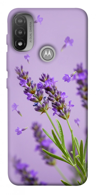 Чехол itsPrint Lavender purple для Motorola Moto E20, цветы, купить оптом с доставкой
