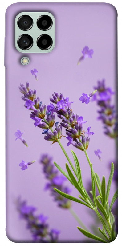 Чехол itsPrint Lavender purple для Samsung Galaxy M53 5G, цветы, купить оптом с доставкой