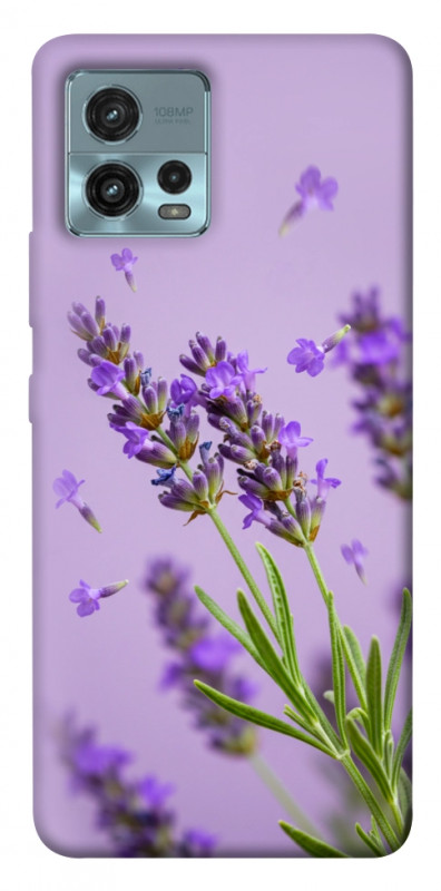 Чехол itsPrint Lavender purple для Motorola Moto G72, цветы, купить оптом с доставкой