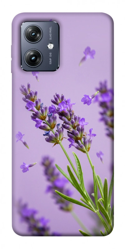 Чехол itsPrint Lavender purple для Motorola Moto G54, цветы, купить оптом с доставкой