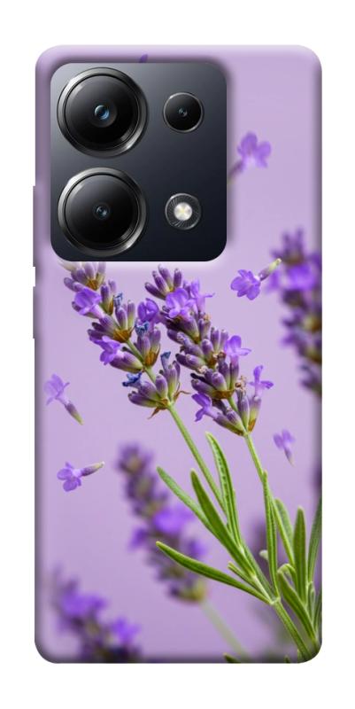Чехол itsPrint Lavender purple для Xiaomi Redmi 13 4G / Poco M6 4G, цветы, купить оптом с доставкой
