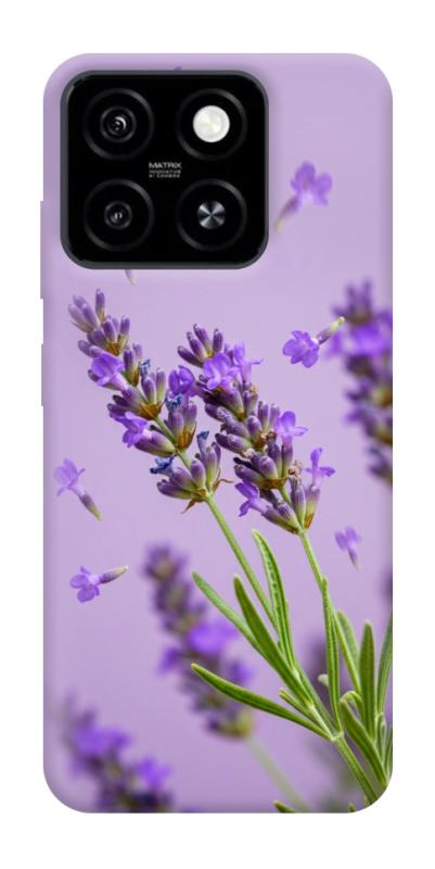 Чехол itsPrint Lavender purple для ZTE Blade A55 4G, цветы, купить оптом с доставкой