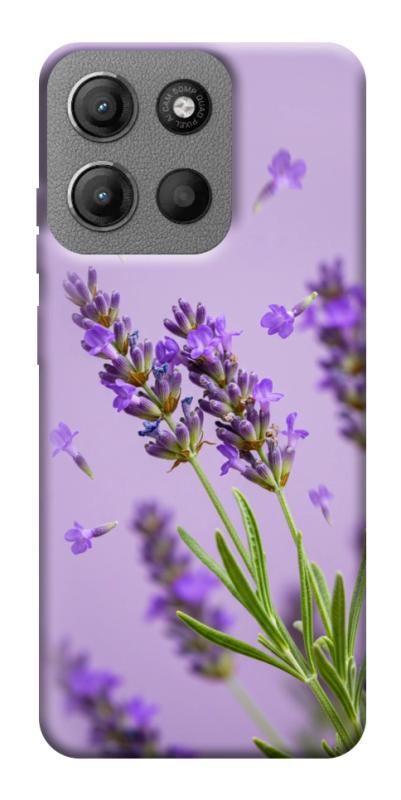 Чехол itsPrint Lavender purple для Motorola Moto G15 4G, цветы, купить оптом с доставкой