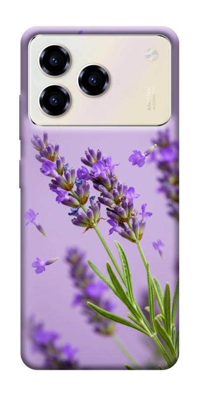 Чехол itsPrint Lavender purple для ZTE Blade A76, цветы, купить оптом с доставкой