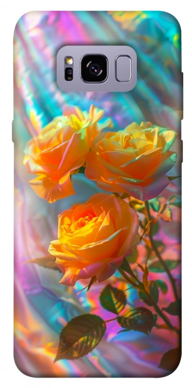 Чехол itsPrint Golden rose для Samsung G955 Galaxy S8 Plus, цветы, купить оптом с доставкой