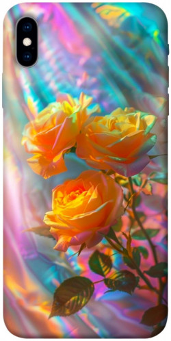 Чехол itsPrint Golden rose для Apple iPhone X (5.8")