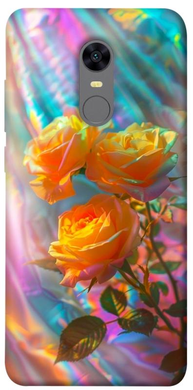 Чехол itsPrint Golden rose для Xiaomi Redmi 5 Plus / Redmi Note 5 (Single Camera), цветы, купить оптом с доставкой