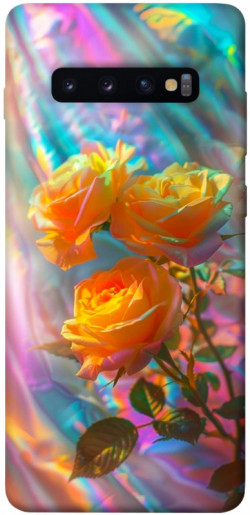 Чехол itsPrint Golden rose для Samsung Galaxy S10+