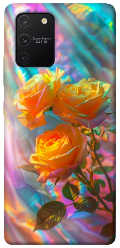 Чехол itsPrint Golden rose для Samsung Galaxy S10 Lite, цветы, купить оптом с доставкой