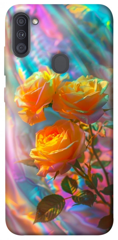 Чехол itsPrint Golden rose для Samsung Galaxy A11, цветы, купить оптом с доставкой