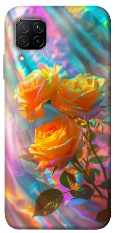 Чехол itsPrint Golden rose для Huawei P40 Lite, цветы, купить оптом с доставкой