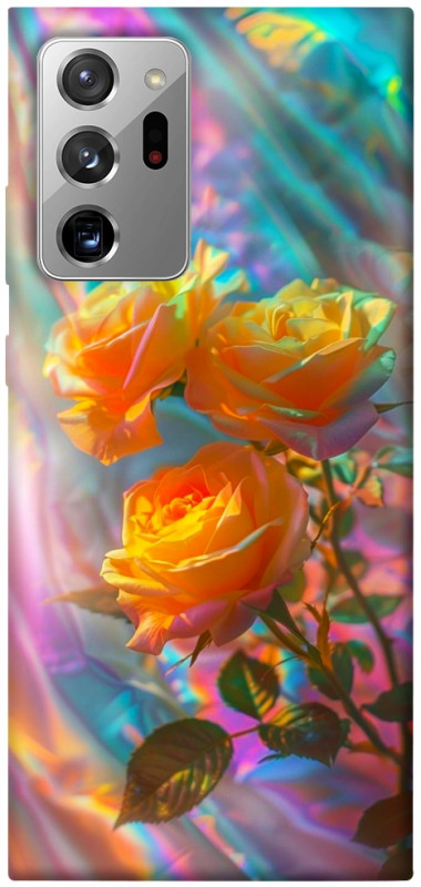 Чехол itsPrint Golden rose для Samsung Galaxy Note 20 Ultra, цветы, купить оптом с доставкой