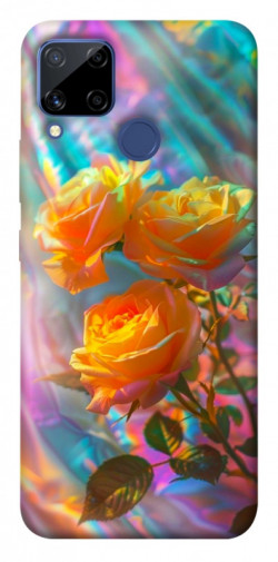 Чохол itsPrint Golden rose для Realme C15