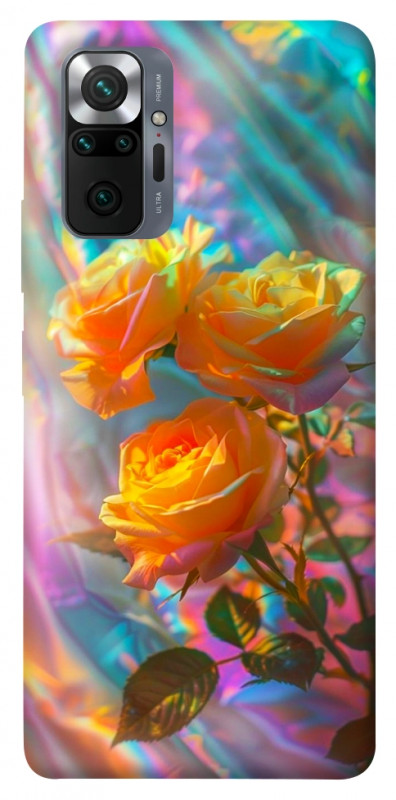 Чехол itsPrint Golden rose для Xiaomi Redmi Note 10 Pro, цветы, купить оптом с доставкой