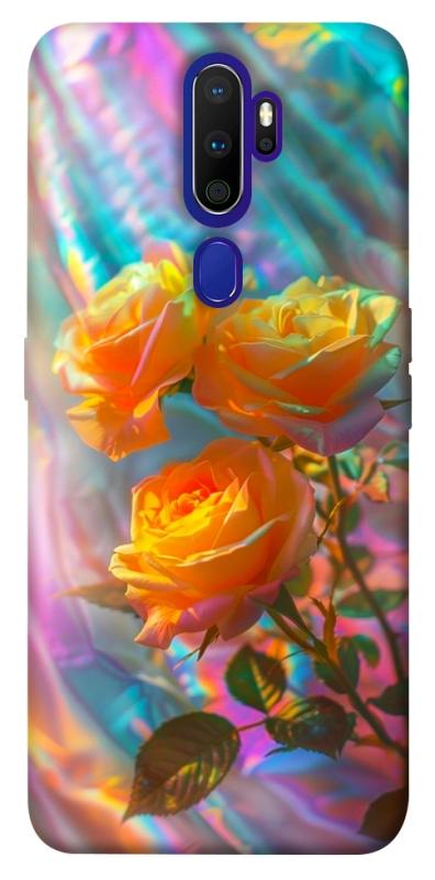 Чехол itsPrint Golden rose для Oppo A5 (2020) / Oppo A9 (2020), цветы, купить оптом с доставкой
