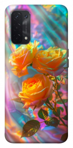 Чохол itsPrint Golden rose для Oppo A54 4G