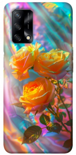 Чохол itsPrint Golden rose для Oppo A74 4G