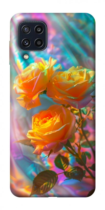 Чехол itsPrint Golden rose для Samsung Galaxy M32, цветы, купить оптом с доставкой