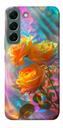 Чохол itsPrint Golden rose для Samsung Galaxy S22
