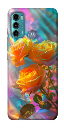 Чехол itsPrint Golden rose для Motorola Moto G60