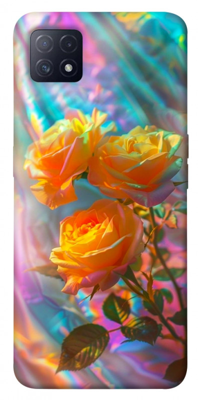 Чехол itsPrint Golden rose для Oppo A72 5G / A73 5G, цветы, купить оптом с доставкой