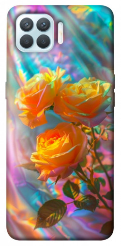 Чохол itsPrint Golden rose для Oppo F17 Pro