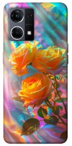 Чохол itsPrint Golden rose для Oppo Reno 7 4G