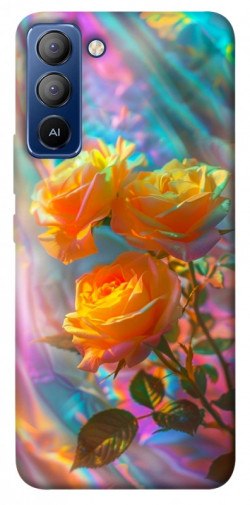 Чехол itsPrint Golden rose для TECNO Pop 5 LTE